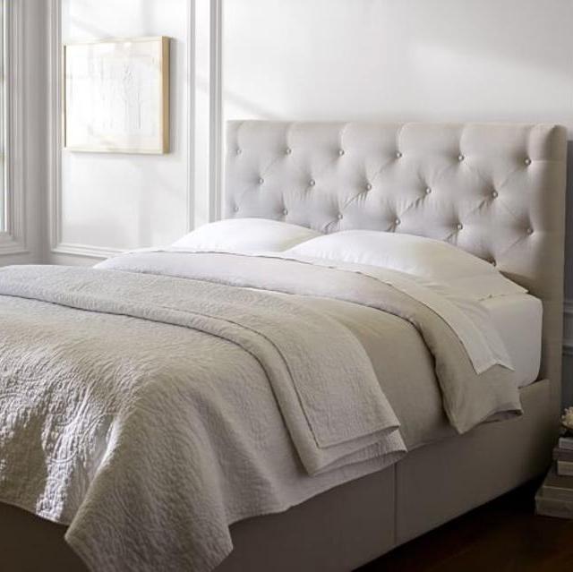 Lorraine Tufted Low Headboard & Storage Platform Bed