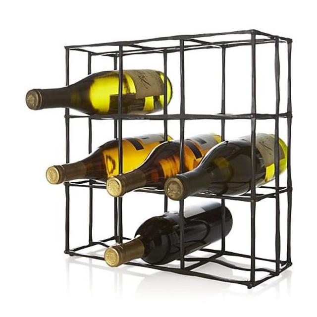 Crest 9-Bottle Wine Rack