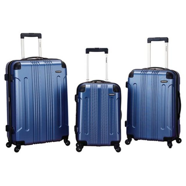Rockland Luggage Sonic 3 Piece Expandable ABS Spinner Luggage Set