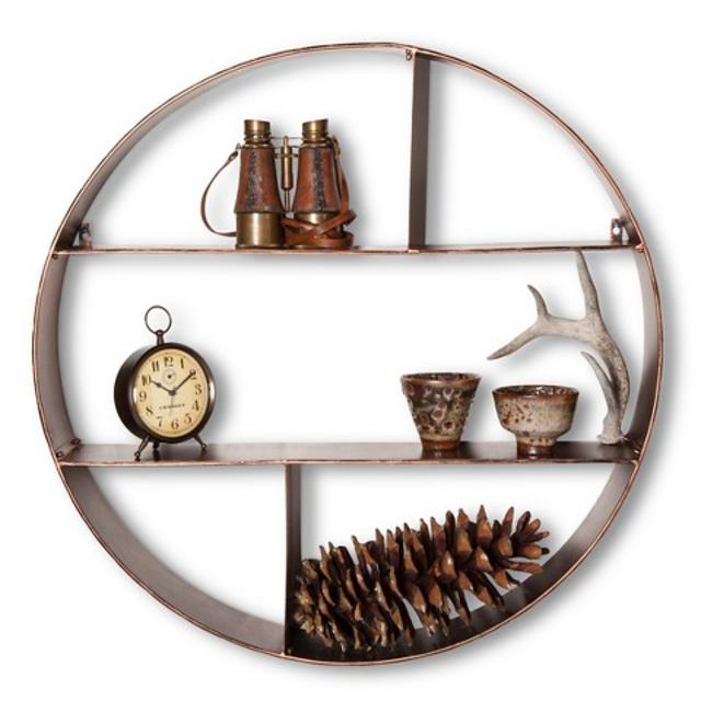 Threshold™ Metal Circle Shelf - Rubbed Bronze Finish