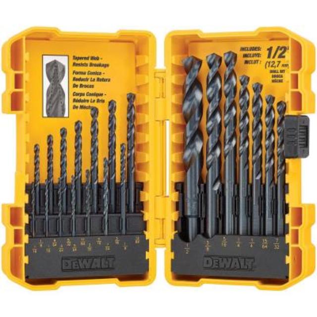 Black Oxide Drill Bit Set (21-Piece)