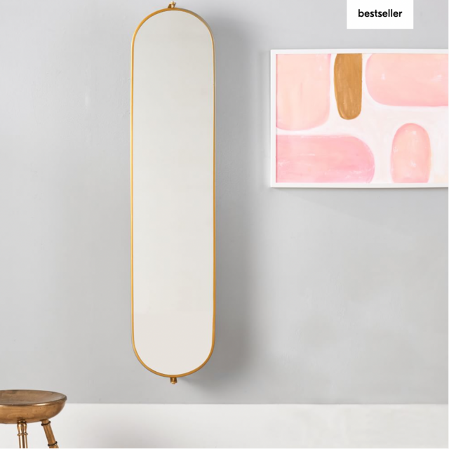 Swivel Mirror With Pinboard, Gold, WE Kids