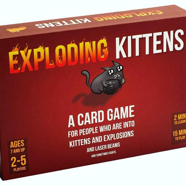 Exploding Kittens Card Game - Family-Friendly Party Games - Card Games For Adults, Teens & Kids