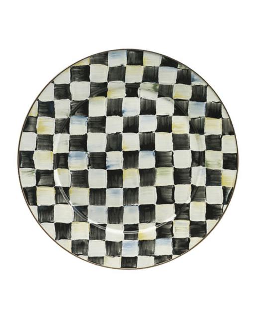 MacKenzie-Childs Courtly Check Platter																	 Courtly Check Platter