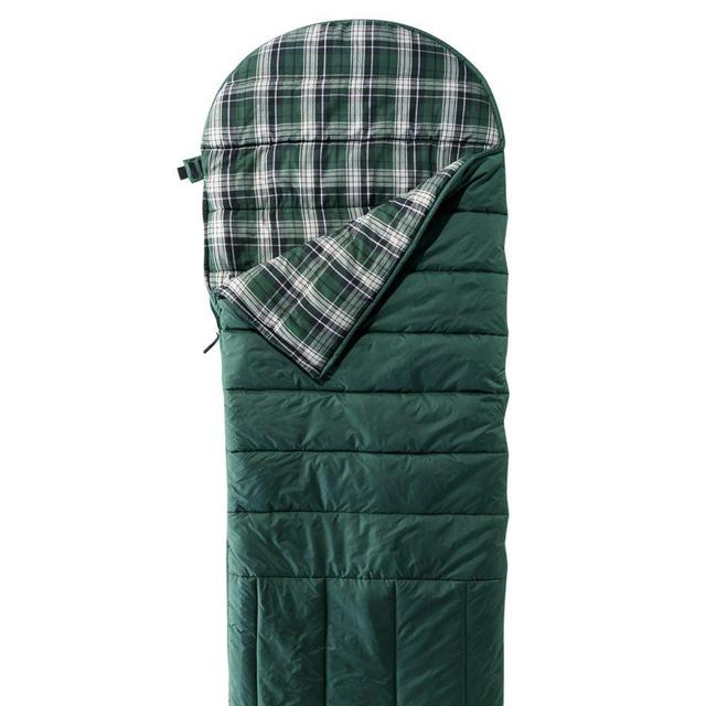 Deluxe Flannel-Lined Camp Bag, 30° in Sycamore