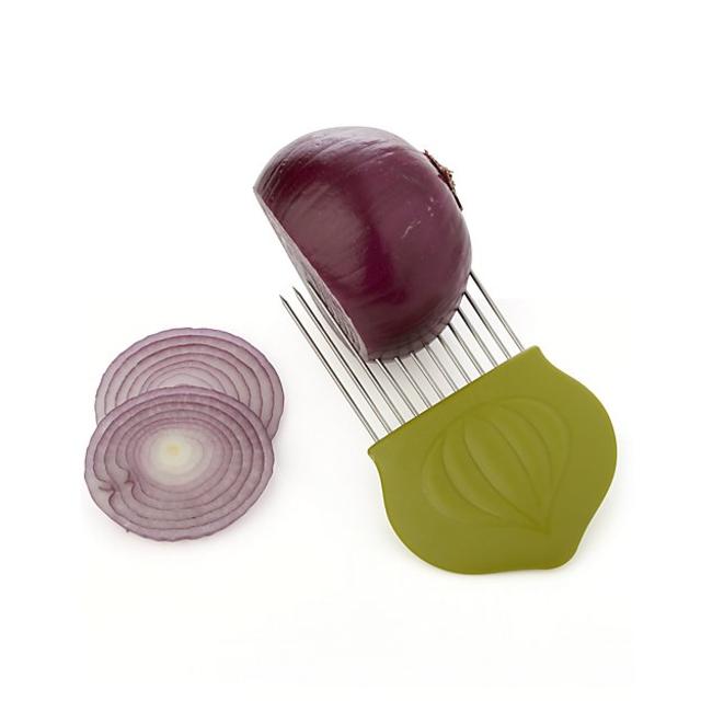 Onion Holder and Slice Guide