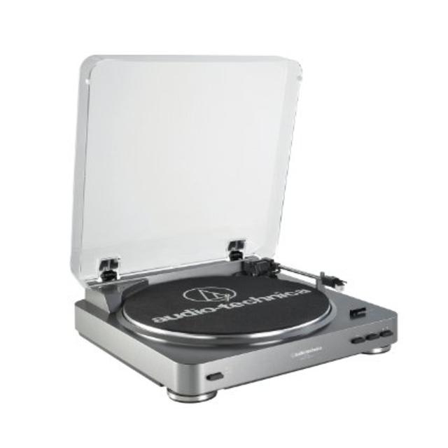 Audio Technica AT-LP60 Fully Automatic Stereo Turntable System, Silver