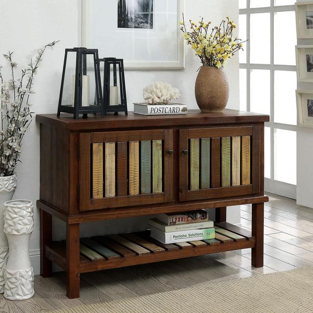 Beverly Collection Brown Cherry Accent Cabinet - $260