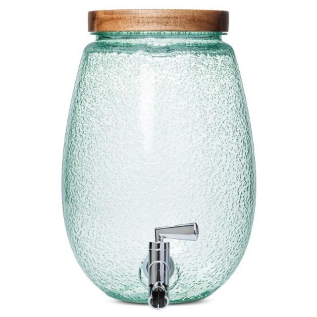 Plastic Round Bubble Beverage Dispenser Green - Threshold™