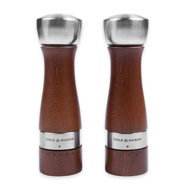Cole & Mason Oldbury Salt and Pepper Gift Set in Walnut