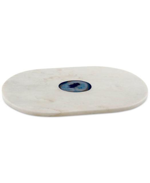 Marble & Agate Oval Serving Board