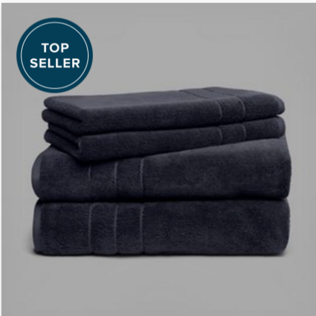 Brooklinen 4 Piece Super Plush Bath Towels