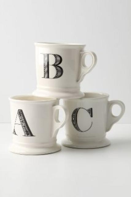 Monogram Mug - K