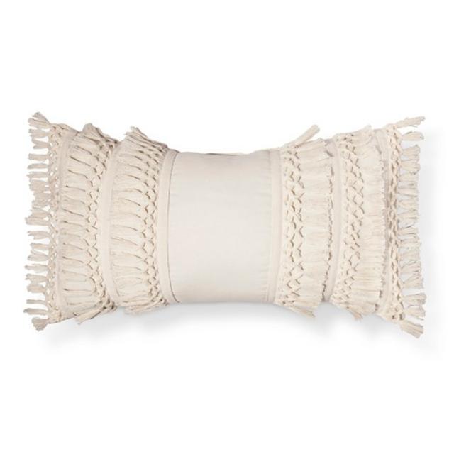 Product description page - Cream Solid Throw Pillow - Threshold™