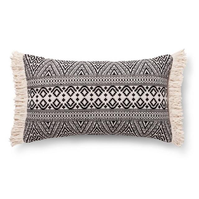 Black Global Oversized Oblong Throw Pillow - Threshold™