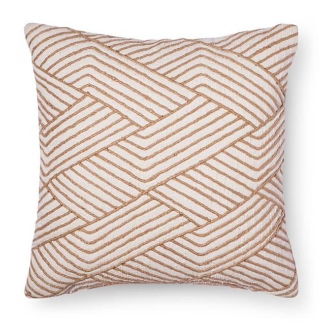 Cream Geometric Throw Pillow - Threshold™