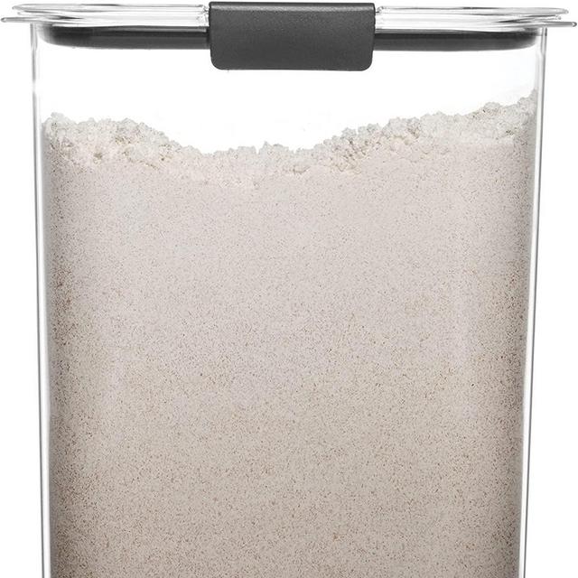 Rubbermaid Container, BPA Free Plastic, Brilliance Pantry Airtight Food Storage, Open Stock, Flour (16 Cup)