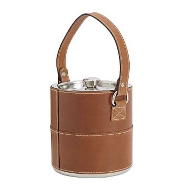Beckett Leather Ice Bucket
