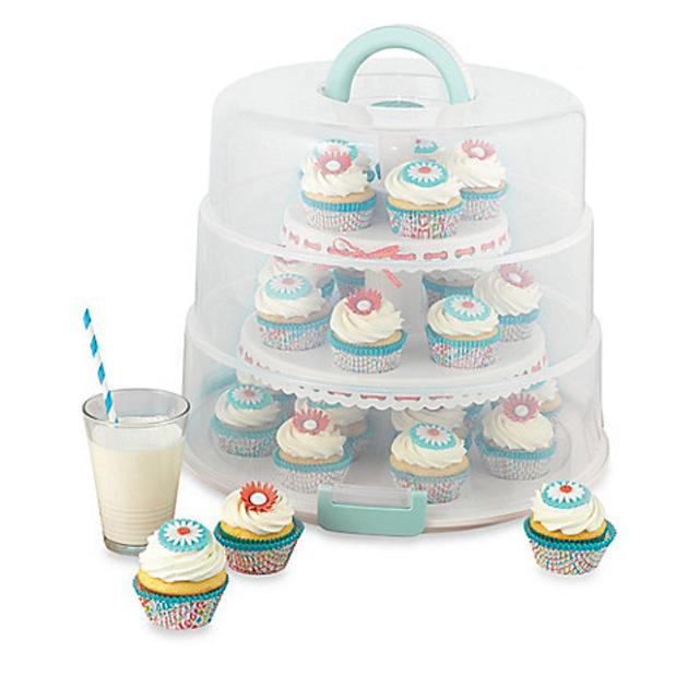 Sweet Creations Collapsible Cupcake & Cake Pop Carrier