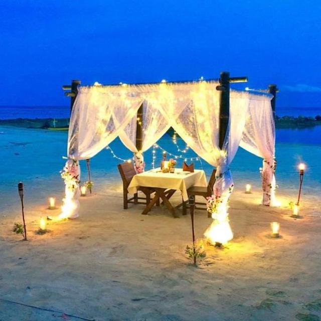 Dinner on the beach