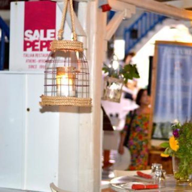 Dinner at Sale E Pepe in Mykonos