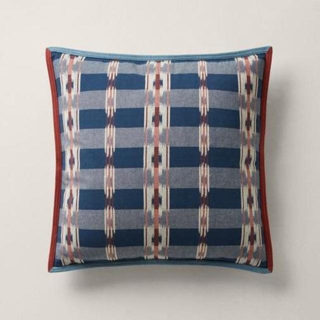 Ralph Lauren Indigo Traveler Bedding Collection: Ryne Throw Pillow
