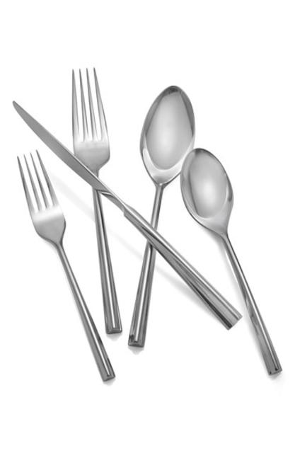 Nambe 'Tri-Corner' 5-Piece Stainless Steel Place Setting