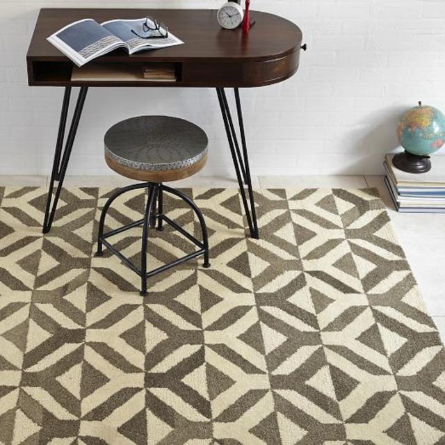 Marquis Wool Rug - Taupe 5x8