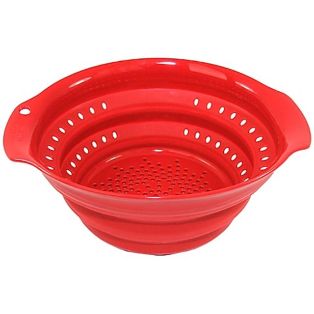 Squish™ 4-Quart Collapsible Colander in Red