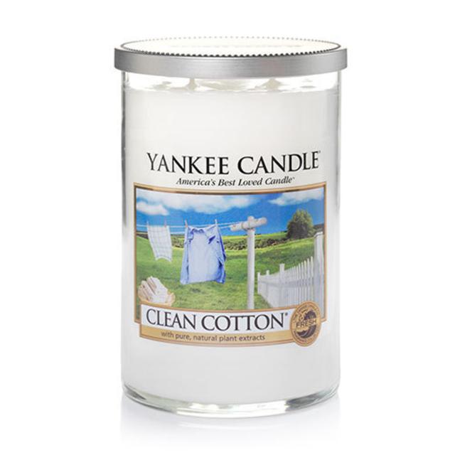 Yankee Large 2-Wick Tumbler Candle Clean Cotton