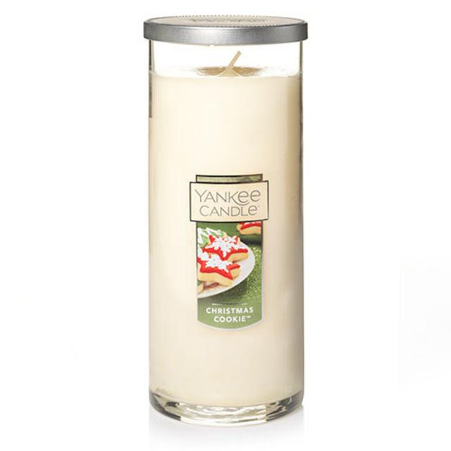 Yankee Large Perfect Pillar Candles Christmas Cookie
