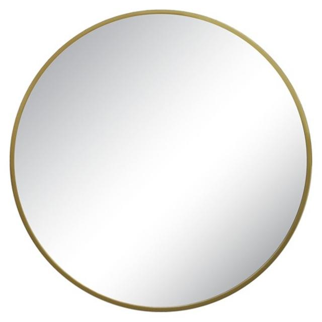 Round Mirror Brass 28" - Threshold™