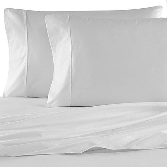 Kenneth Cole Reaction Home Garment Wash Standard Pillowcases in White (Set of 2)