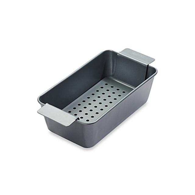 Chicago Metallic™ Professional Healthy Meatloaf Pan Set with Armor-Glide Coating