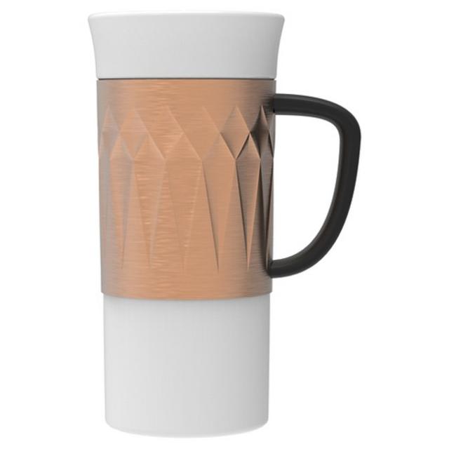 Ello Bandito Travel Mug 15oz Ceramic - Copper