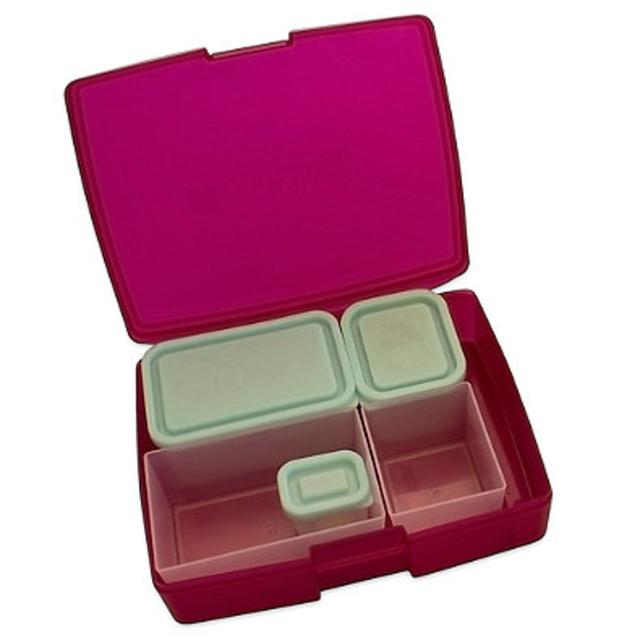 Bentology® Classic 6-Piece Bento Box Set in Raspberry