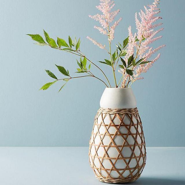 Woven Grass Vase
