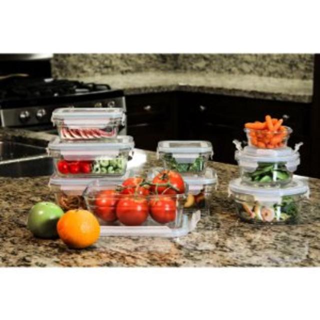 Glasslock 18-Piece Assorted Oven Safe Container Set