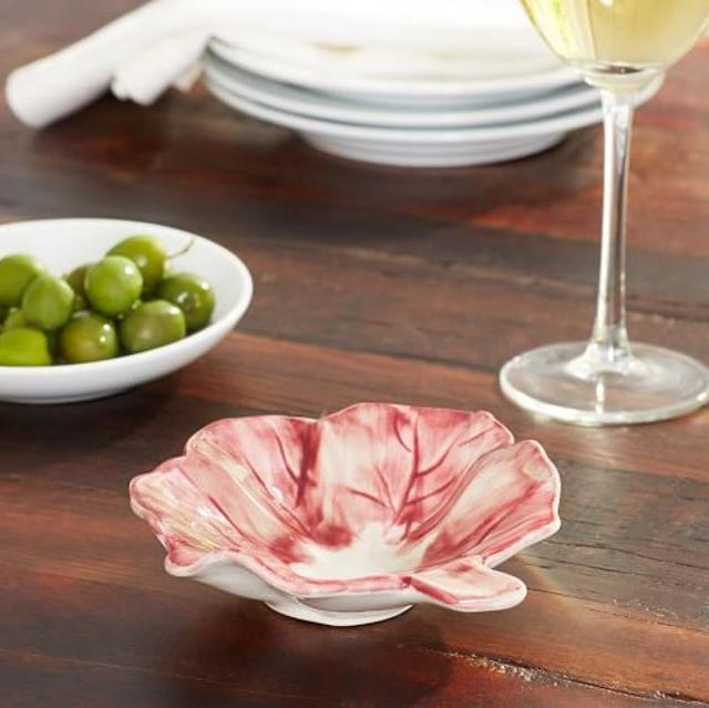 Majolica Stoneware Snack Bowl, Set of 4