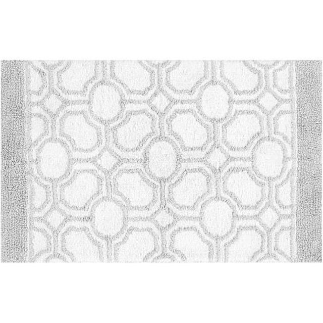 Nova Bath Rug,21x34",Gray Mist