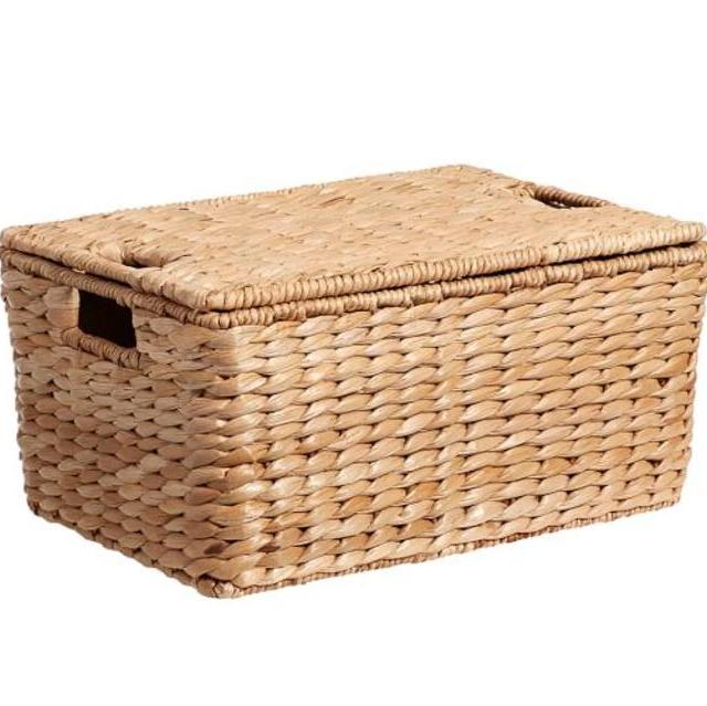 Savannah Lidded Basket, Medium