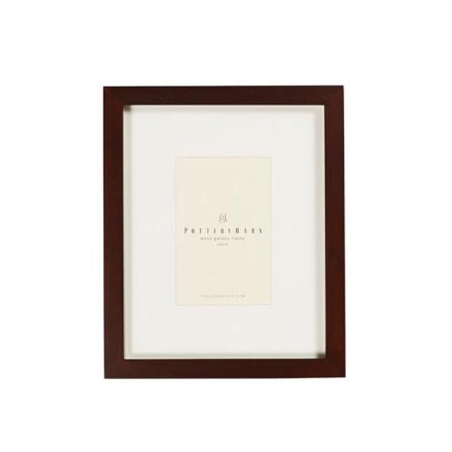 Wood Gallery Picture Frame, 4 x 6", Espresso stain
