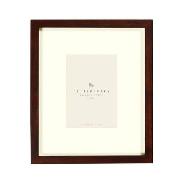 Wood Gallery Picture Frame, 5 x 7", Espresso stain