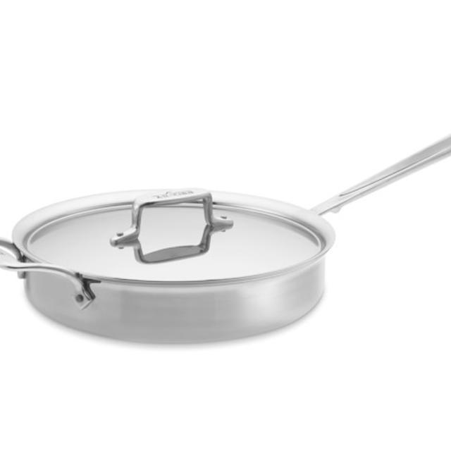 All-Clad d5 Stainless-Steel Sauté Pan, 3-Qt