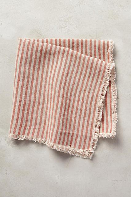 Linen Market Napkin - Red