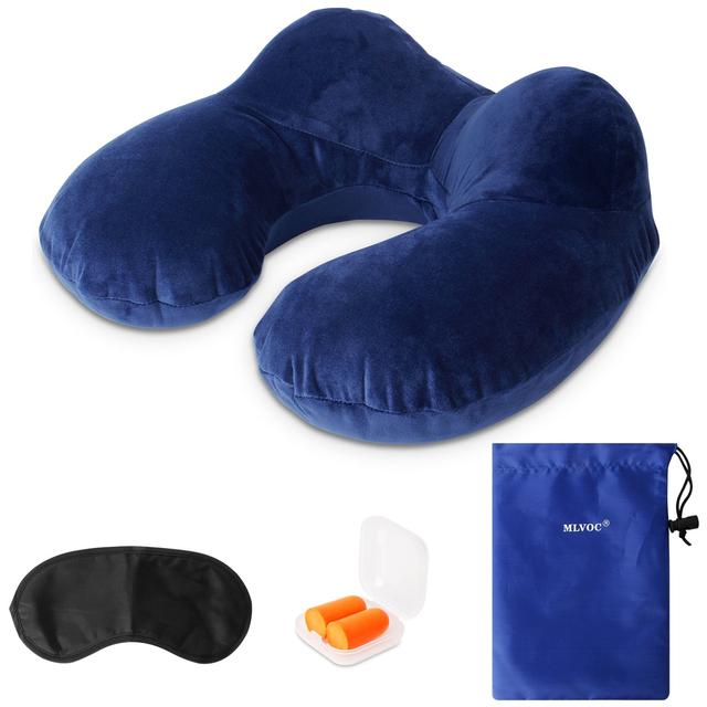 MLVOC Inflatable Neck Pillow Set