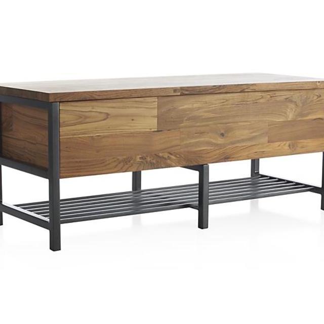 Teca Storage Trunk-Bench