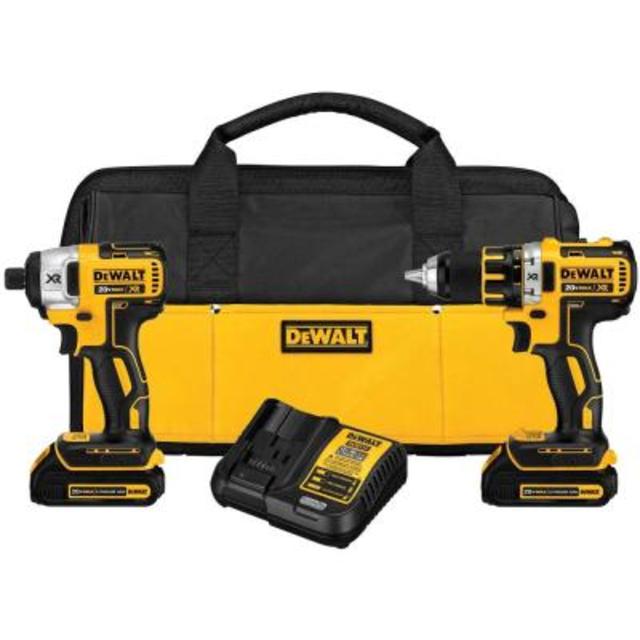Dewalt 20-Volt MAX Lithium-Ion Cordless Drill and Impact Driver Combo Kit