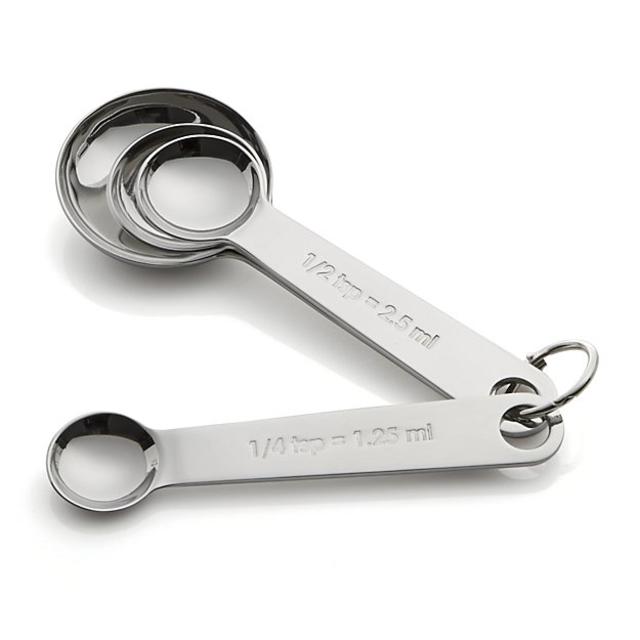 4-Piece Stainless Steel Measuring Spoon Set