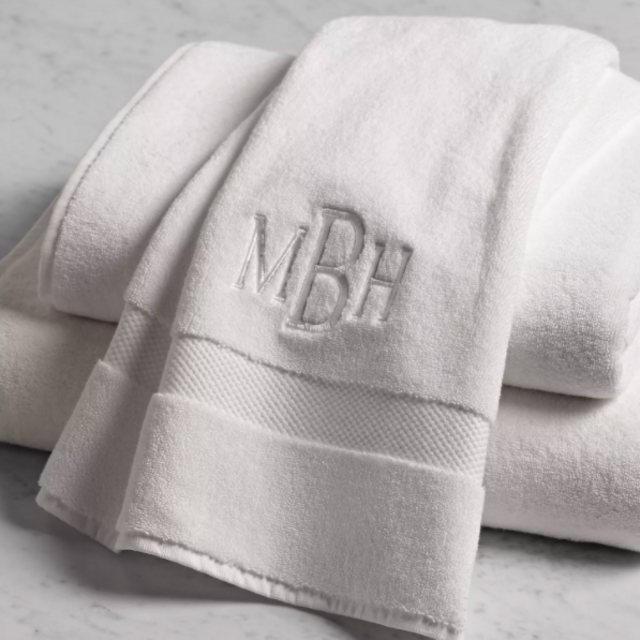 Restoration Hardware Turkish Washcloth - White